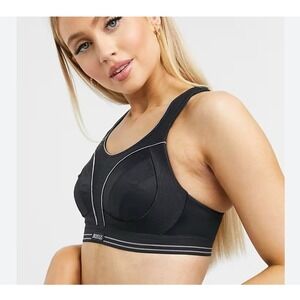 Shock Absorber Extreme Bounce Control Sports‎ Bra Black Adjustable Straps Black